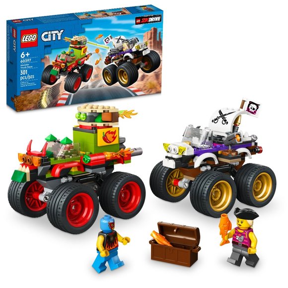 Lego Toys Lego City Monster Truck Race 6397 Toy Car Building Set